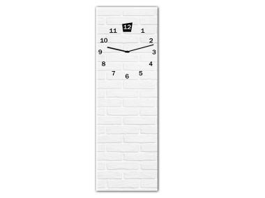 Zdjęcie: Zegar Glassclock 20x60 cm Bh043 White STYLER