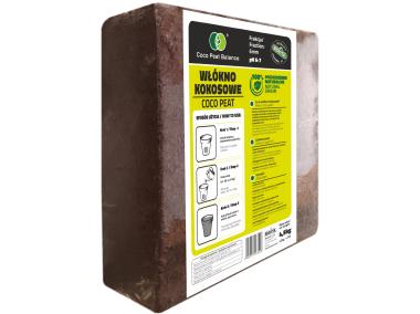 Zdjęcie: Włókno kokosowe COCO peat 6 mm brykiet 4,5kg 63L BIOVITA