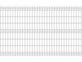 Panel ogrodzeniowy 1,52x2,5 m ocynk + ral7016 połysk 75x200 mm oczko POLBRAM