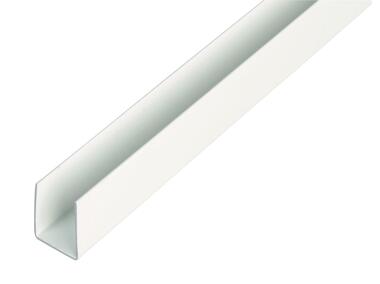Zdjęcie: Profil U PVC biały 1000x10x10x1,0x8 mm ALBERTS