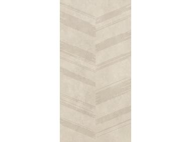 Zdjęcie: Gres szkliwiony Silkdust light beige mat dekor 59,8x119,8 cm CERAMIKA PARADYŻ