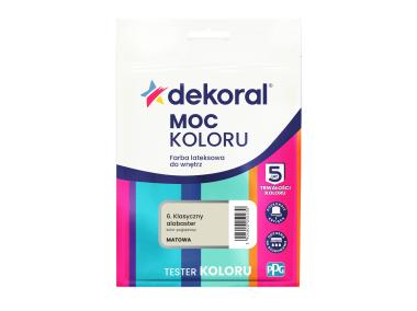 Zdjęcie: Farba lateksowa tester Moc Koloru, klasyczny alabaster DEKORAL