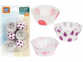 Foremki mini na muffinki Dots 90 sztuk SIMPLE SOLUTIONS