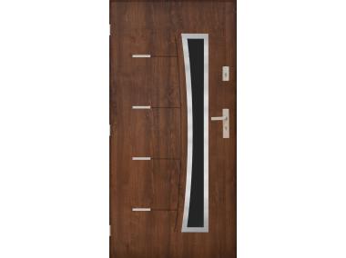 Zdjęcie: Drzwi zewnętrzne bristol orzech 90l kpl PANTOR