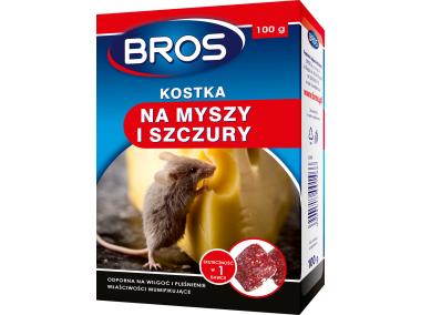 Zdjęcie: Kostka na myszy i szczury 100 g BROS