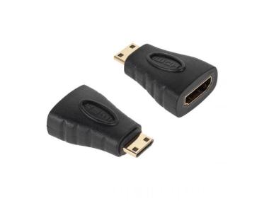 Zdjęcie: Złącze gniazdo HDMI - wtyk mini HDMI pozłacany ZLA0856 BODEX