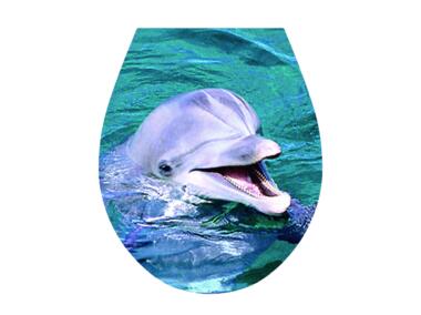 Zdjęcie: Naklejka na deskę sedesową 3 D Delfin TYCNER