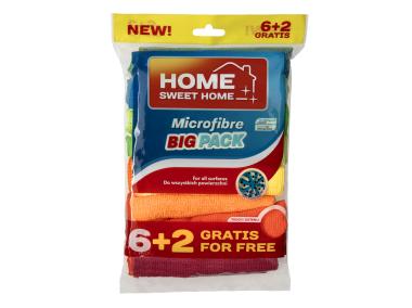 Zdjęcie: Mikrofibra 6+2 gratis HOME SWEET HOME