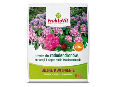 Zdjęcie: Nawóz do rododendronów, hortensji i innych roślin kwaśnolubnych 5 kg FRUKTOVIT