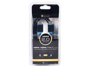 Zdjęcie: Kabel HDMI - HDMI 2.0 blister 3 m LB0136 LIBOX