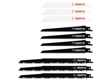 Zdjęcie: Brzeszczoty do piły szablastej HCS/BIM, zestaw 10 szt. VERTO