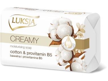 Zdjęcie: Mydło w kostce Creamy bawełna z prov B5 90 g LUKSJA