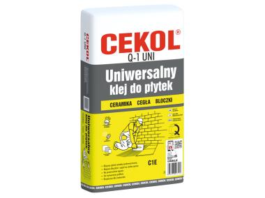 Zdjęcie: Klej do płytek Q-1 uniwersalny 5 kg CEKOL