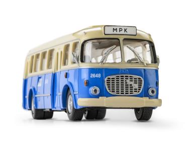 Zdjęcie: Model metalowy Jelcz 272 Mex 1:43 Autobus niebieski DAFFI