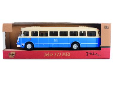 Zdjęcie: Model metalowy Jelcz 272 Mex 1:43 Autobus niebieski DAFFI