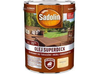 Zdjęcie: Olej do drewna 1,5 L bezbarwny Superdeck SADOLIN