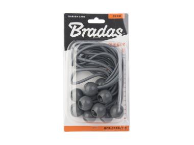 Zdjęcie: Zestaw gum z kulką Bungee Cord Ball 20 cm, 10 sztuik - biały BRADAS