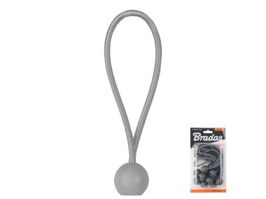 Zdjęcie: Zestaw gum z kulką Bungee Cord Ball 20 cm, 10 sztuik - biały BRADAS