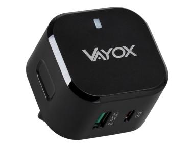 Zdjęcie: Ładowarka sieciowa USB Quick Charge 3.0 + PD 20W premium line VA0001 VAYOX