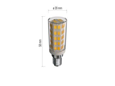 Zdjęcie: Żarówka LED do okapu Classic JC, E14, 4,5 W (40 W), 465 lm, neutralna biel EMOS