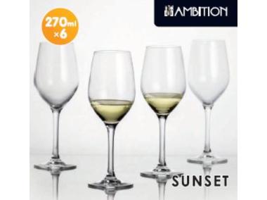 Zdjęcie: Komplet 6 kieliszków do wina Sunset 270 ml AMBITION