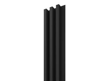 Zdjęcie: Panel ścienny Lamela Linea Slim 3 czarny-czarny STEGU