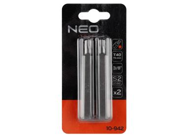 Zdjęcie: Końcówka Torx T40 x 75 mm, S2 x 2 szt. NEO