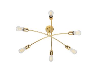 Zdjęcie: Lampa wisząca Helix 6 x E27 złota 4699 TK LIGHTING