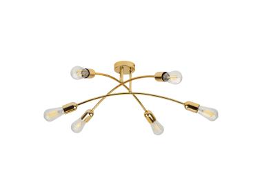 Zdjęcie: Lampa wisząca Helix 6 x E27 złota 4699 TK LIGHTING