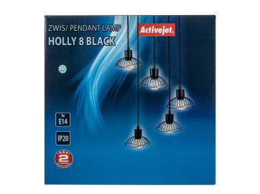 Zdjęcie: Lampa wisząca AJE-HOLLY 8 Black 5xE14 ACTION