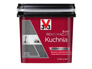 Zdjęcie: Farba renowacyjna Easy Renowacja Kuchnia antracyt 0,75 L V33