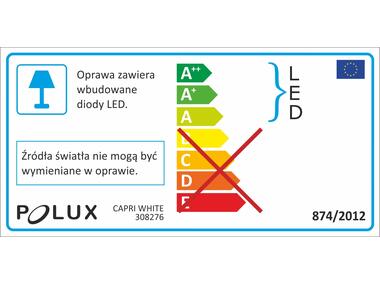 Zdjęcie: Listwa LED CAPRI 10222B 2x5W biała POLUX