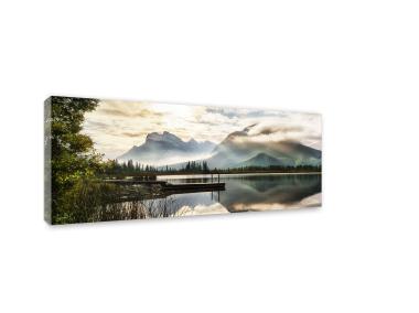 Zdjęcie: Obraz Canvas Views 60x150 cm St468 Lake STYLER