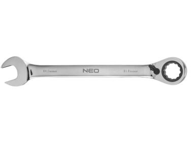 Zdjęcie: Klucz płasko-oczkowy z grzechotką i przełącznikiem 18 mm NEO