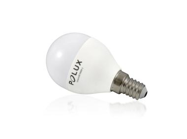 Zdjęcie: Żarówka LED G45 E14  6,3 W 560 lm pc+aluminium POLUX