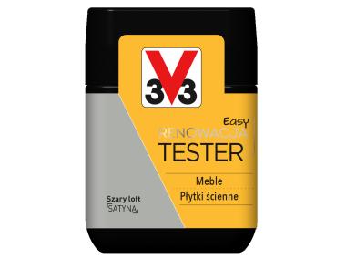 Zdjęcie: Tester farba renowacyjna Easy Renowacja szary loft 0,075 L V33