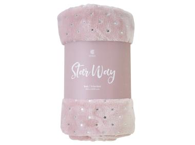 Zdjęcie: Koc Star Way 150x200 cm różowy BBK