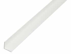 Profil kątowy PVC biały 2600x10x10x1,0 mm ALBERTS