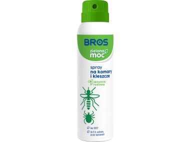 Zdjęcie: Preparat w sprayu na komary i kleszcze 90 ml Zielona Moc BROS