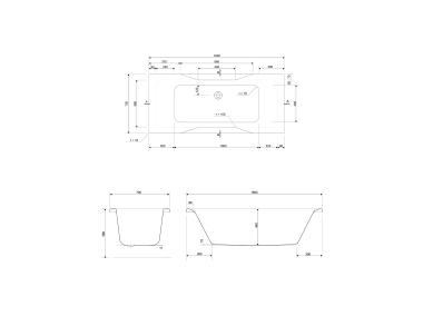 Zdjęcie: Wanna Pure SP 160x70 cm CERSANIT