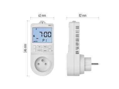 Zdjęcie: Termostat gniazdkowy z funkcją timera cyfrowego 2w1 EMOS