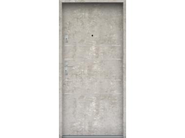 Zdjęcie: Drzwi wejściowe do mieszkań Bastion A-30 Beton naturalny 90 cm prawe OSP KR CENTER