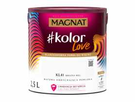 Farba plamoodporna kolorLove KL41 mroźna biel 2,5 L MAGNAT