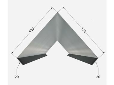 Zdjęcie: Kalenica 100 cm ocynk SCALA