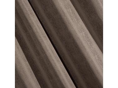 Zdjęcie: Zasłona Charlie 140x250 cm brązowa na przelotkach EUROFIRANY