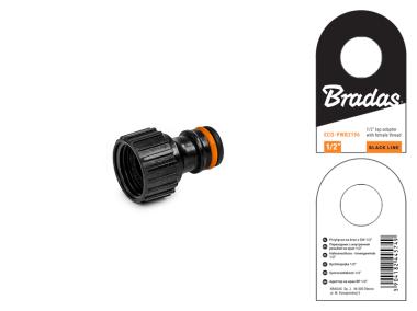 Zdjęcie: Przyłącze na kran GW 1/2" Black Line BRADAS