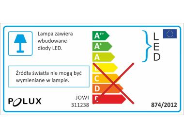 Zdjęcie: Lampa LED Jowi 9 W biała POLUX