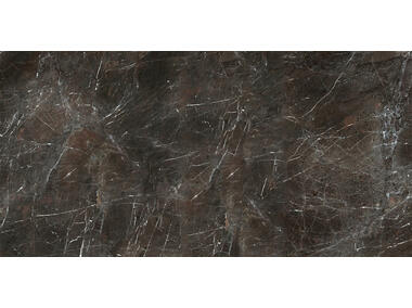 Zdjęcie: Gres szkliwiony Toledo Brown High Glossy 60x120 cm Ceramika NETTO