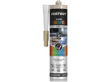 Zdjęcie: Silikon neutralny multi-pro beżowy smp 12 280 ml STALCO PERFECT