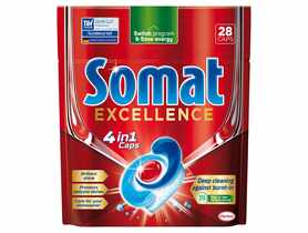 Tabletki do zmywarki Excellence 4w1 - 28 szt.SOMAT